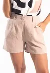 Short Dwz Liso com Cinto Bolso Faca
