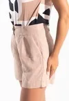 Short Dwz Liso com Cinto Bolso Faca