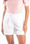 Short Dwz Liso com Cinto Bolso Faca