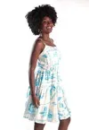 Vestido Dwz Curto com Amarracao nas Costas