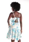 Vestido Dwz Curto com Amarracao nas Costas