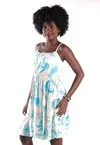 Vestido Dwz Curto com Amarracao nas Costas