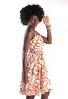 Vestido Dwz Curto com Amarracao nas Costas