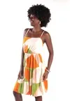 Vestido Dwz Curto com Amarracao nas Costas