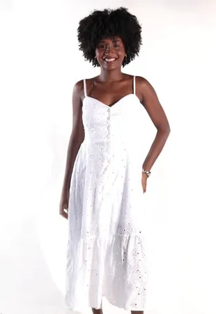 Vestido Dwz Laise com Bojo e Lastex nas Costas