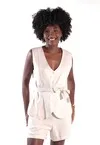 Conjunto Dwz Linho Short e Colete