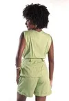 Conjunto Dwz Linho Short e Colete