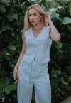 Conjunto Dwz Colete Com Calca