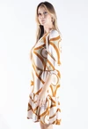 Vestido Dwz Mid Manga 3/4