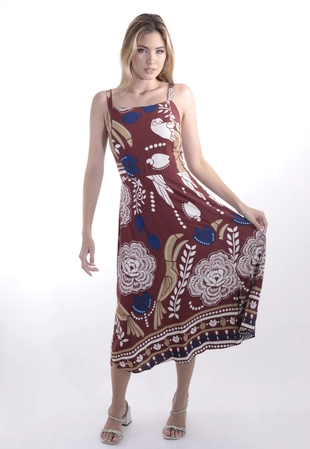 Vestido Dwz Estampado Curto