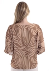 Blusa Dwz Manga 3/4 Estampada