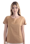 Blusa Dwz Manga Curta de Linho
