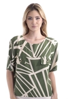 Blusa Dwz Manga Curta com Bolso