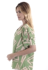 Blusa Dwz Estampada Manga Princesa