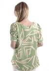 Blusa Dwz Estampada Manga Princesa