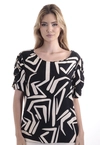 Blusa Dwz Estampada Manga Princesa