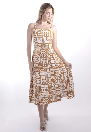 Vestido Dwz Mid Estampado