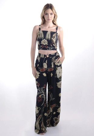 Conjunto Dwz Top e Calca Estampado