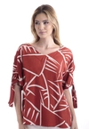 Blusa Dwz Manga Amarracao