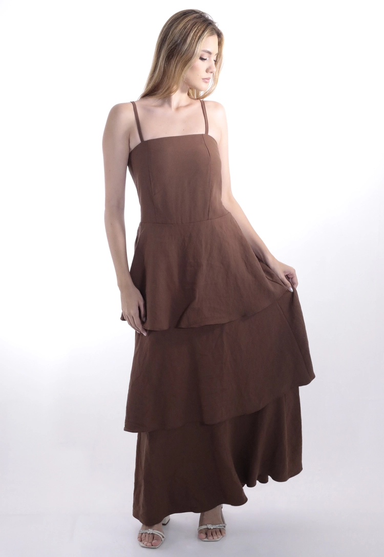 Vestido Dwz 3 Saias de Alcinha