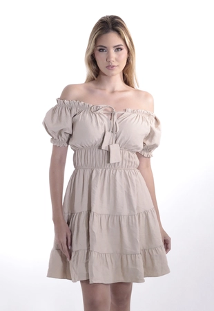 Vestido Dwz Ombro a Ombro Liso