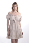 Vestido Dwz Ombro a Ombro Liso