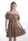 Vestido Dwz Ombro a Ombro Liso