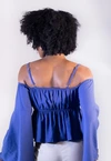 Blusa Dwz Manga Longa com Marcacao na Cintura