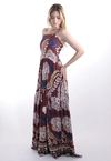 Vestido Dwz Estampado Longo