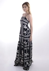 Vestido Dwz Estampado Longo