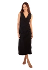 Vestido Dwz Transpassado Franzido
