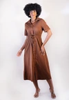 Vestido Dwz Mid com Cintura Marcada