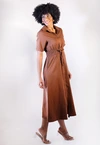 Vestido Dwz Mid com Cintura Marcada