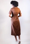 Vestido Dwz Mid com Cintura Marcada