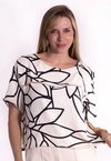 Blusa Dwz Estampada com Detalhe Vazado