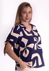 Blusa Dwz Estampada com Amarracao