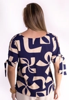 Blusa Dwz Estampada com Amarracao