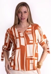 Blusa Dwz Estampada com Amarracao