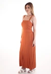 Vestido Dwz Mid Liso com Abertura Frontal
