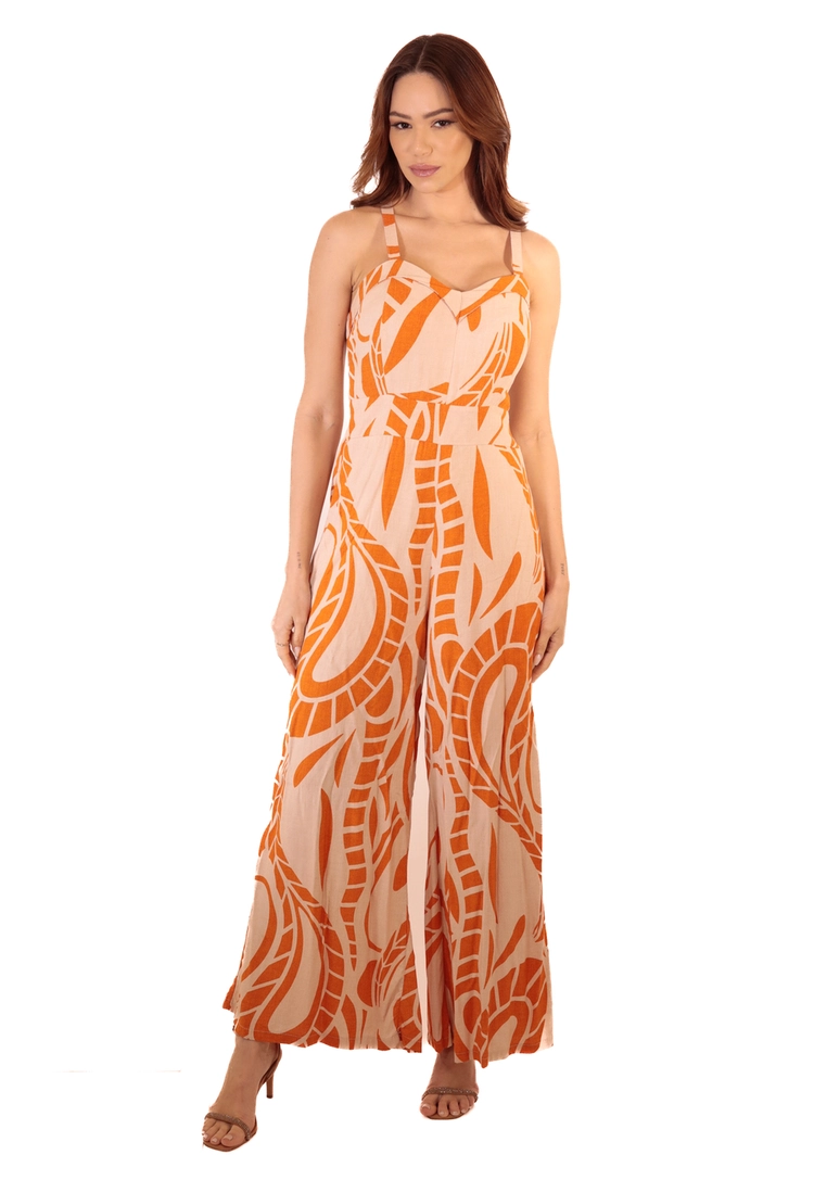 Macacao Dwz Estampado com Lastex