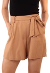 Short Dwz Linho com Amarracao e Elastico