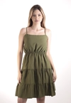 Vestido Dwz Curto com Alcas Regulaveis Liso