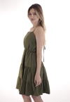 Vestido Dwz Curto com Alcas Regulaveis Liso