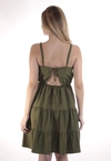 Vestido Dwz Curto com Alcas Regulaveis Liso