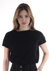 Blusa Dwz Tricot Modal Manga Curta