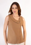 Regata Dwz Lisa com Botoes na Gola