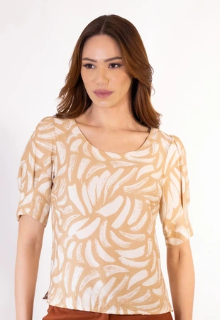 Blusa Dwz Manga Curta
