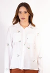 Camisa Dwz Manga Longa com Bordado