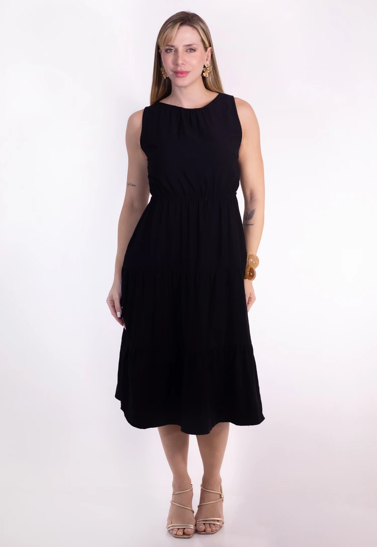 Vestido Dwz Mid Liso