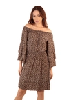 Vestido Dwz Ombro a Ombro Estampado